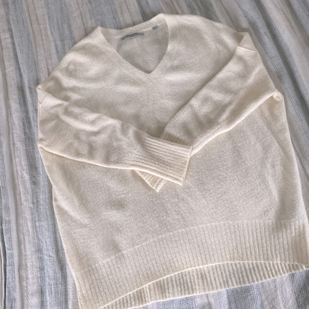 Allsaints oversized ivory sweater Sz S